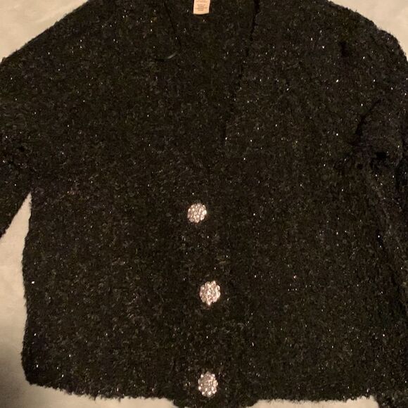 Long Sleeve Black Top - Simple and Elegant - Picture 2 of 3